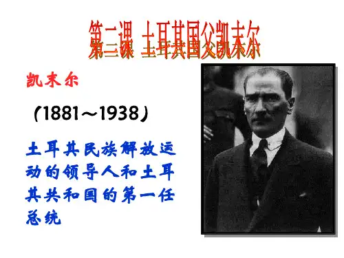 亚洲觉醒的先驱：凯末尔