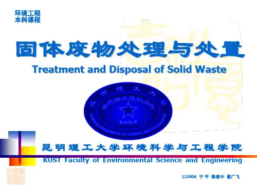 固体废弃物处理及处置_宁平_第七章