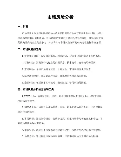 市场风险分析