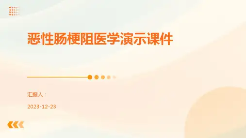 恶性肠梗阻医学演示课件