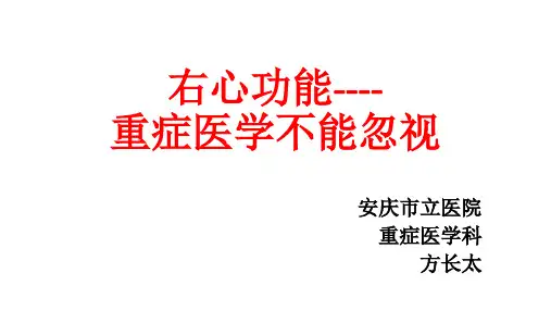 右心功能