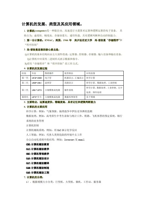二级MS_Office计算机基础知识整理