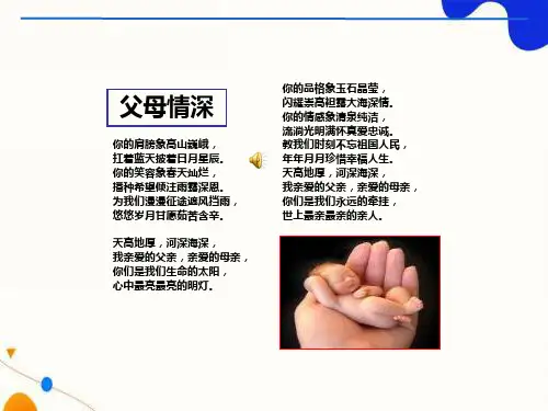 父母与孩子之间的爱(共53张PPT)