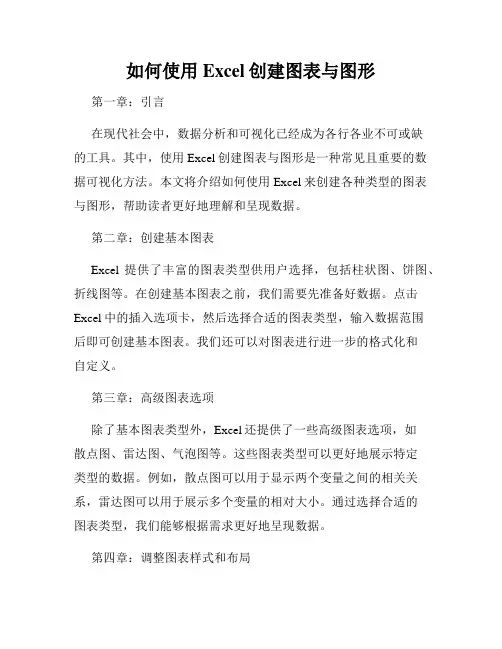 如何使用Excel创建图表与图形