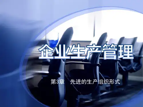 第3章  先进的生产组织形式《企业生产管理》PPT课件