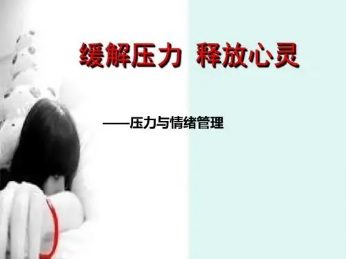 教师心理健康疏导 ppt课件