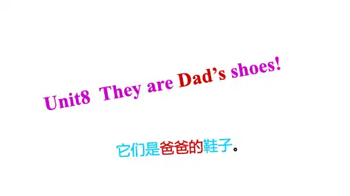 新概念入门级B unit8ppt课件
