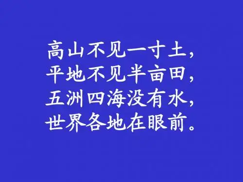 第二节 在地图上寻找我们生活的地方
