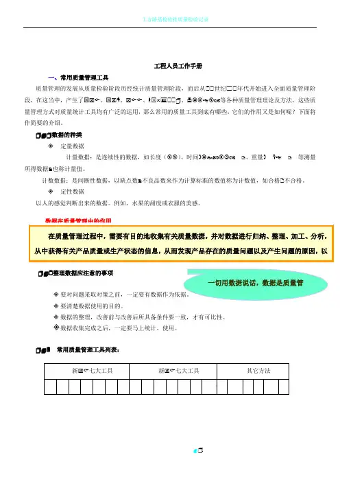 常用质量管理工具介绍