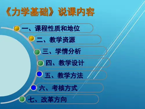 《工程力学》说课
