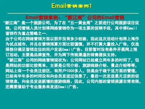许可Email营销案例