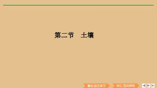 2021_2022学年新教材高中地理第五章植被与土壤第二节土壤课件新人教版必修第一册
