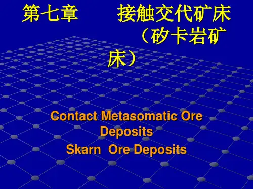 第七章  矽卡岩型矿床