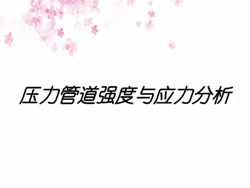 压力管道强度与应力分析