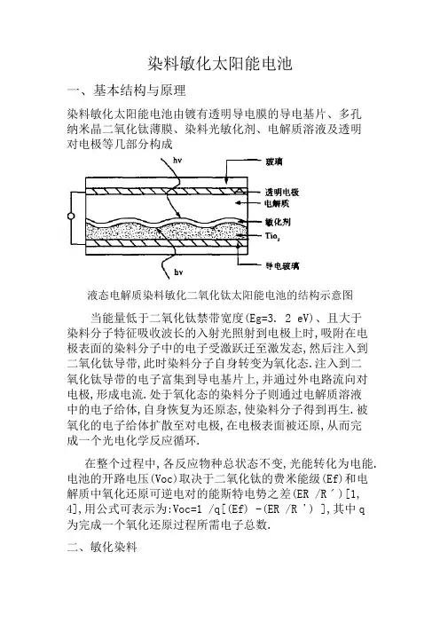 染料敏化太阳能电池