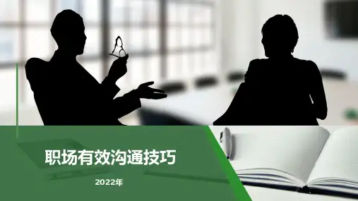 职场有效沟通技巧