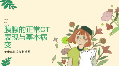胰腺的正常CT表现与基本病