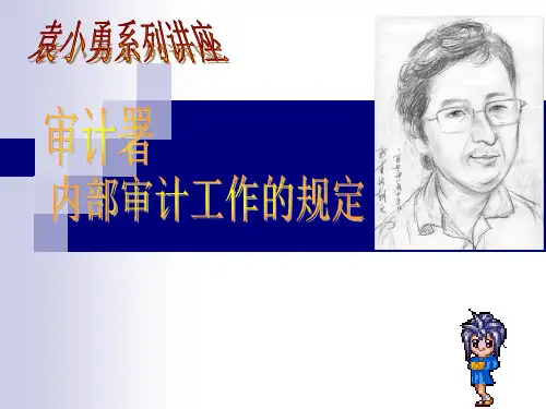 审计署内部审计规定2018V