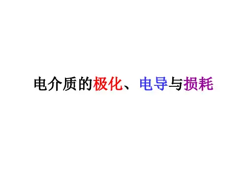电介质极化电导与损耗