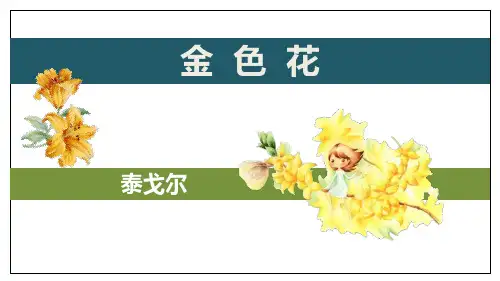 第7课《金色花》七年级语文上册课件(统编版)(共26张PPT)