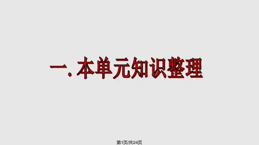 人教六下数百分数二整理与复习PPT课件