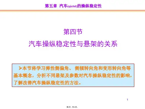 5.4--汽车操纵稳定性与悬架的关系(共41张)