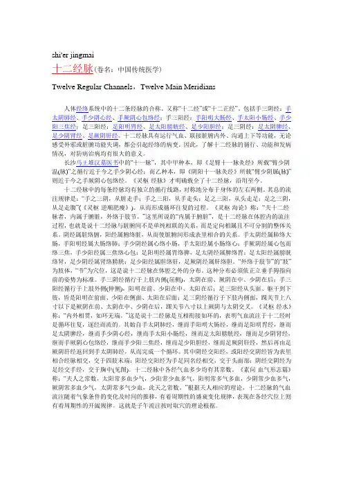 十二经脉