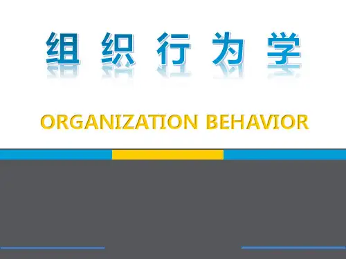 第二章  人性假设与管理  (《组织行为学》PPT课件)