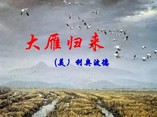 初中语文人教版(部编)八年级下册7 大雁归来 (2)