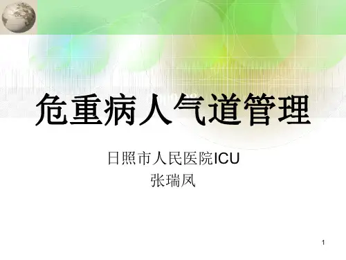 气道护理ppt课件