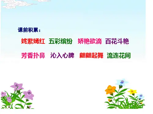 15《一路花香》课件1