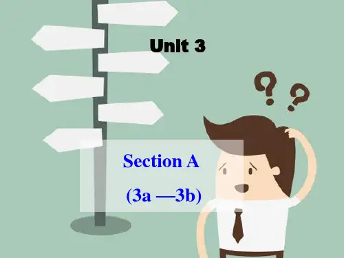 人教版九年级Unit3 Section A(3a-3b)课件(共29张PPT)