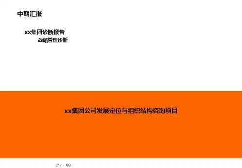 《诊断报告战略管理》PPT课件