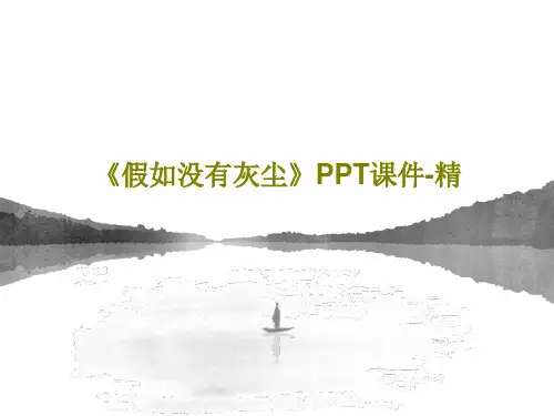 《假如没有灰尘》PPT课件-精PPT文档共31页