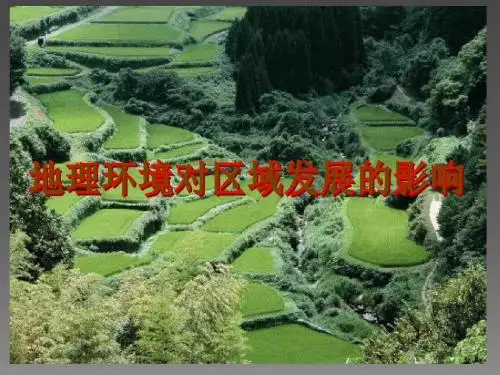 1.1《地理环境对区域发展的影响》