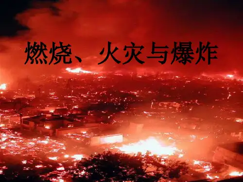 《燃烧火灾与爆炸》PPT课件