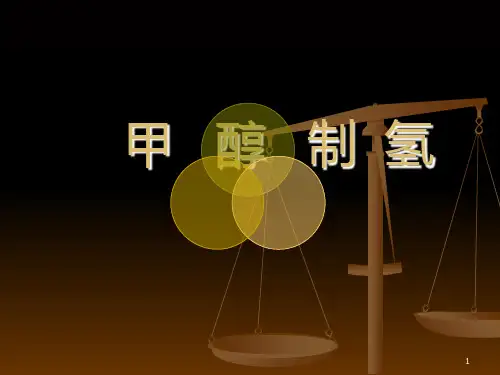 甲醇制氢PPT课件