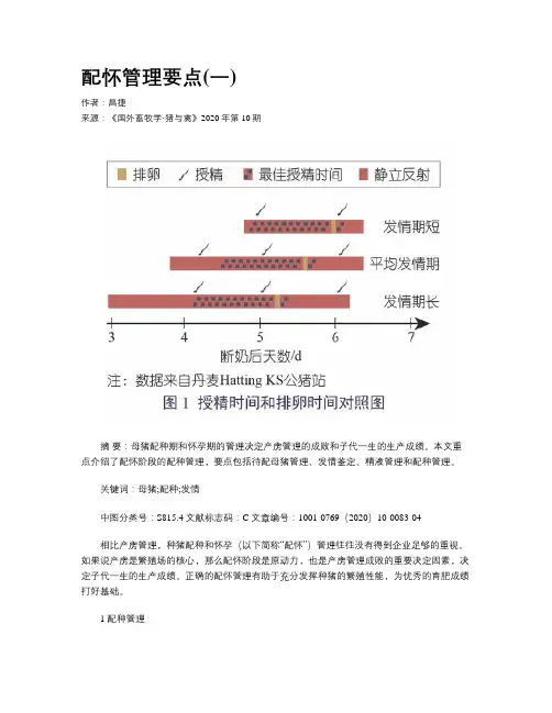 配怀管理要点(一)