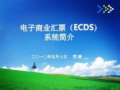 电子商票(ECDS)系统简介