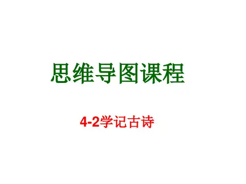 思维教案4-2  学记古诗-教师用