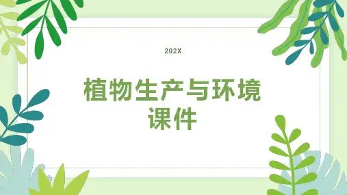 植物生产与环境课件