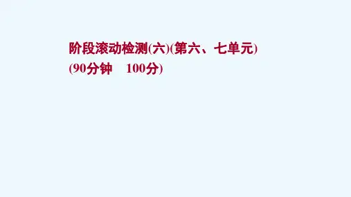 2022年新教材高考生物一轮复习阶段滚动检测六第六七单元基因的本质和表达生物的变异与进化课件新人教版