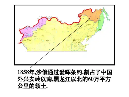俄国对我国领土的侵略
