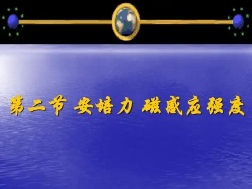 高二物理课件-安培力 精品