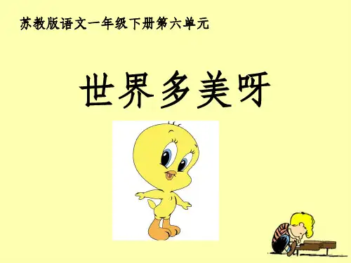 世界多美呀ppt课件
