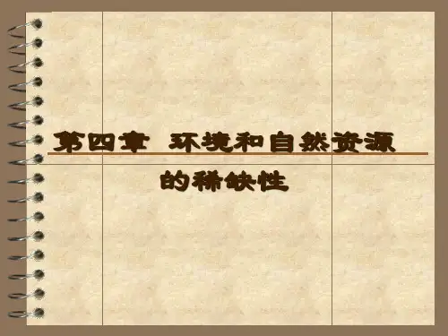 第四章_环境和自然资源的稀缺性