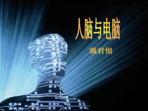 人脑与电脑 ppt课件
