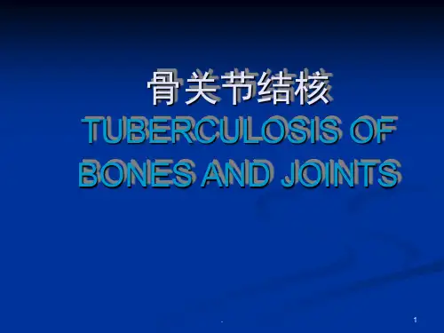 骨关节结核ppt演示ppt课件