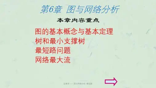 运筹学——.图与网络分析-最短路课件