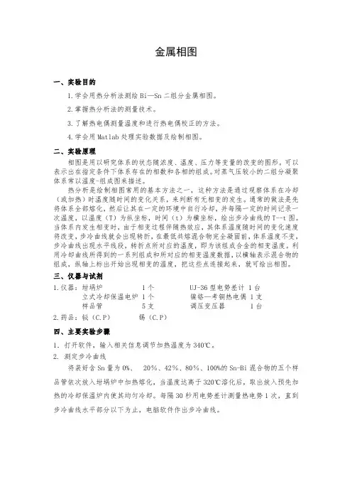 金属相图